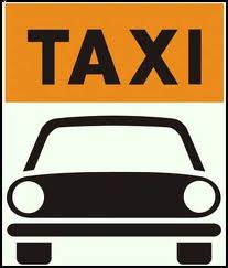 taxi sign